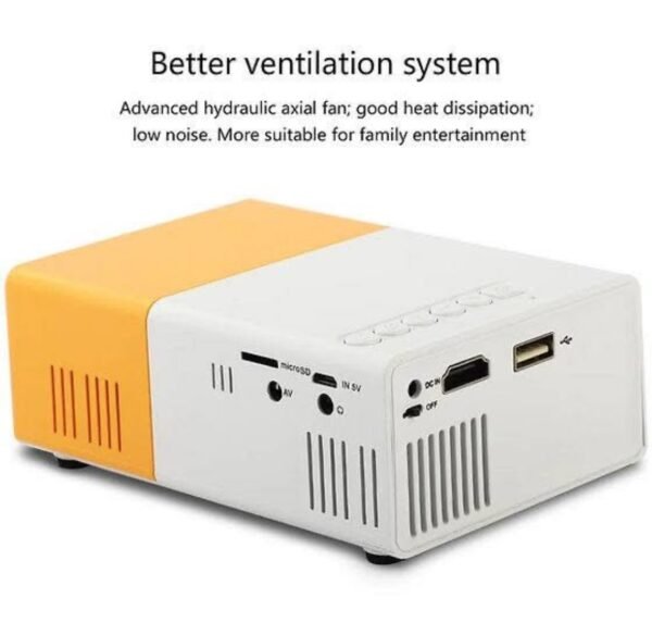 YG300 Mini Portable Multimedia Projector Full HD 1080P Home Theater 4 img 9390