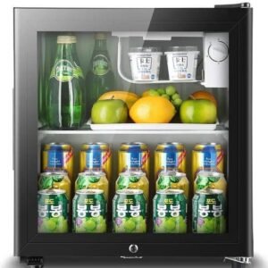 Ice Bar 65L Mini Fridge for Home Use – Stable Temperature, Wine Cooler with Glass Door - Image 4