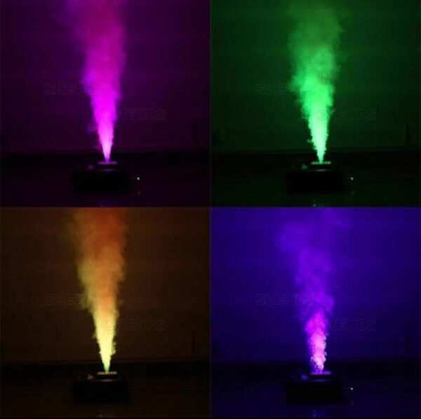 3 in 1 RGB LED Fog Machine 1500W DMX512 Vertical LED Smoke Machine with Wireless Remote Control 5 img 9649