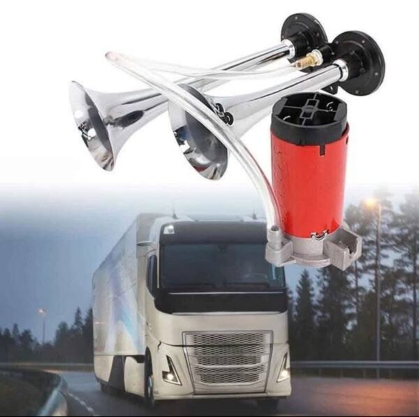 12V Dual Air Horn 150DB – Powerful Sound Alarm for Cars, Trucks, Boats, Trains & More 1 img 9655