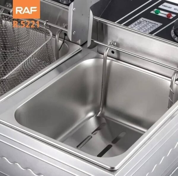 Double Electric Deep Fryer RAF R.5221 – Perfect for Professional-Quality Frying 2 img 9683