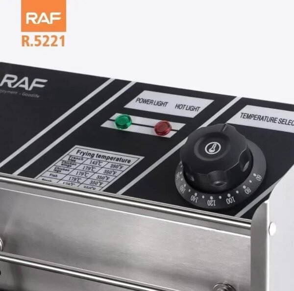 Double Electric Deep Fryer RAF R.5221 – Perfect for Professional-Quality Frying 5 img 9686