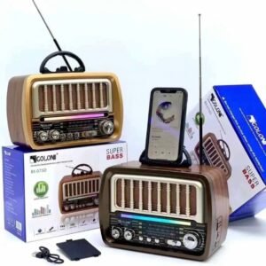 RX-O75D Retro Tabletop Radio with Bluetooth, USB & Solar Charging | Brown Finish 19 RX-O75D Retro Tabletop Radio with Bluetooth, USB & Solar Charging | Brown Finish - Image 10