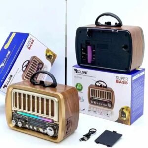 RX-O75D Retro Tabletop Radio with Bluetooth, USB & Solar Charging | Brown Finish 11 RX-O75D Retro Tabletop Radio with Bluetooth, USB & Solar Charging | Brown Finish - Image 2