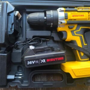 Powerful 26V Cordless Drill Driver Set – 2-Speed with LED, 2 Batteries & 26 Accessories | Ideal for Wood, Metal & Masonry 9 Powerful 26V Cordless Drill Driver Set – 2-Speed with LED, 2 Batteries & 26 Accessories | Ideal for Wood, Metal & Masonry - Image 3