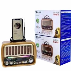 RX-O75D Retro Tabletop Radio with Bluetooth, USB & Solar Charging | Brown Finish 10 RX-O75D Retro Tabletop Radio with Bluetooth, USB & Solar Charging | Brown Finish - Image 1