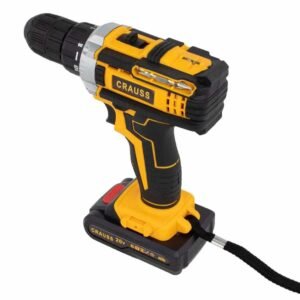 Powerful 26V Cordless Drill Driver Set – 2-Speed with LED, 2 Batteries & 26 Accessories | Ideal for Wood, Metal & Masonry 8 Powerful 26V Cordless Drill Driver Set – 2-Speed with LED, 2 Batteries & 26 Accessories | Ideal for Wood, Metal & Masonry - Image 2