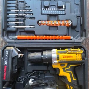 Powerful 26V Cordless Drill Driver Set – 2-Speed with LED, 2 Batteries & 26 Accessories | Ideal for Wood, Metal & Masonry 13 Powerful 26V Cordless Drill Driver Set – 2-Speed with LED, 2 Batteries & 26 Accessories | Ideal for Wood, Metal & Masonry - Image 7