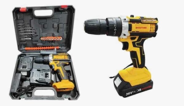 Powerful 26V Cordless Drill Driver Set – 2-Speed with LED, 2 Batteries & 26 Accessories | Ideal for Wood, Metal & Masonry 3 b40d4ebba5fa2777a524658edf53ab01