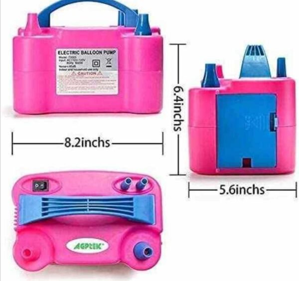 Electric Balloon Pump – Dual Nozzles for Fast & Easy Inflation | 600W | Manual & Automatic Modes 2 eb277a61326567e5cbbe181839b38026