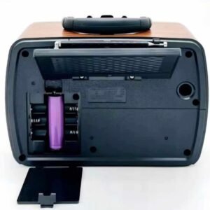 RX-O75D Retro Tabletop Radio with Bluetooth, USB & Solar Charging | Brown Finish 12 RX-O75D Retro Tabletop Radio with Bluetooth, USB & Solar Charging | Brown Finish - Image 3