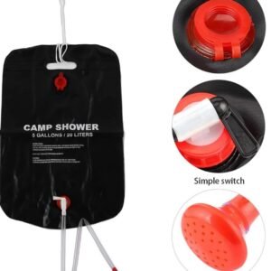 Camping Shower Bag 20L/40L – Perfect for Outdoor Adventures 7 Camping Shower Bag 20L/40L – Perfect for Outdoor Adventures - Image 2