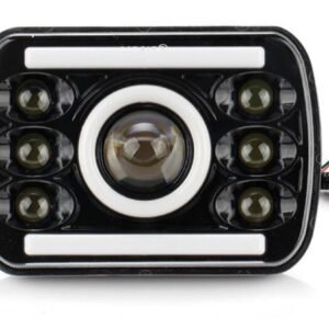 LED Headlight with Angel Eyes H4 – 60W 12-24V for Unmatched Performance & Style 10 LED Headlight with Angel Eyes H4 – 60W 12-24V for Unmatched Performance & Style - Image 4