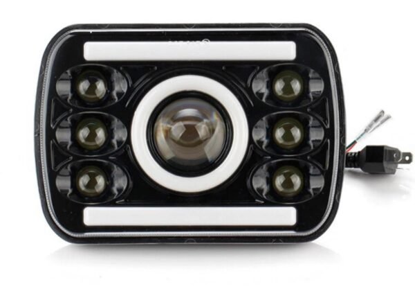 LED Headlight with Angel Eyes H4 – 60W 12-24V for Unmatched Performance & Style 3 img 9857
