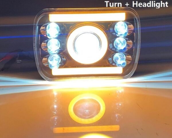 LED Headlight with Angel Eyes H4 – 60W 12-24V for Unmatched Performance & Style 4 img 9860