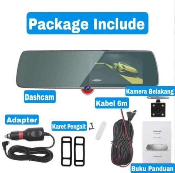 DVR Car Mirror L1030 with 3 Cameras – Safety & Convenience on the Road 3 img 9876