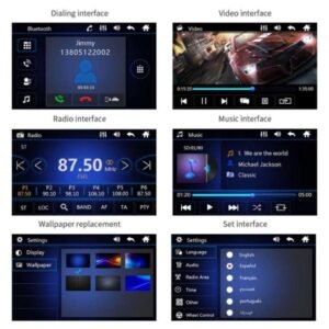 1 Din 7” Touch Screen Car Radio MP5 Player with Bluetooth & FM 11 1 Din 7” Touch Screen Car Radio MP5 Player with Bluetooth & FM - Image 4