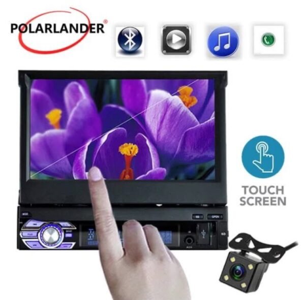 1 Din 7” Touch Screen Car Radio MP5 Player with Bluetooth & FM 1 img 9961