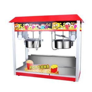 Electric Commercial Two-Pot Popcorn Machine – High Efficiency | Heavy Duty Popcorn Maker - Image 4