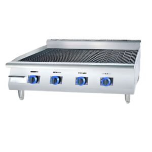 Commercial Gas Lava Rock Grill - Image 1