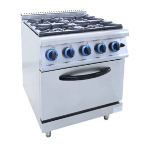 Commercial Freestanding 4-Burner Gas Range with Oven 1 Commercial Freestanding 4-Burner Gas Range with Oven - Image 1