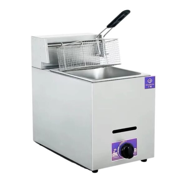 Mini Portable 6L Stainless Steel Gas Fryer GF-71 4 img 0706
