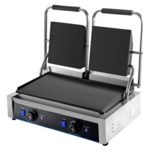 Double Plate Full Flat Electric Grill Panini Press 1 Double Plate Full Flat Electric Grill Panini Press - Image 1