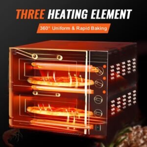 Professional 2-Deck Pizza Oven | High Performance & Compact Design - Image 4