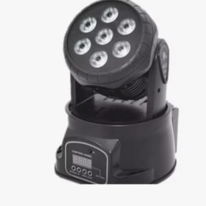 7 LED Moving Head Stage Light – RGB Lighting Effect 3 7 LED Moving Head Stage Light – RGB Lighting Effect - Image 1