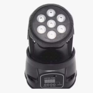 7 LED Moving Head Stage Light – RGB Lighting Effect 4 7 LED Moving Head Stage Light – RGB Lighting Effect - Image 2