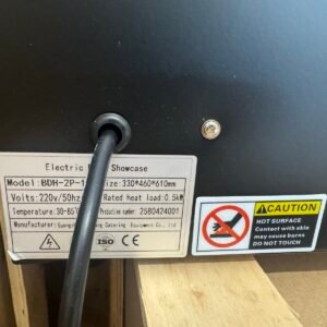 BDH-2P-1 Cruved glass electric warming showcase - Image 7