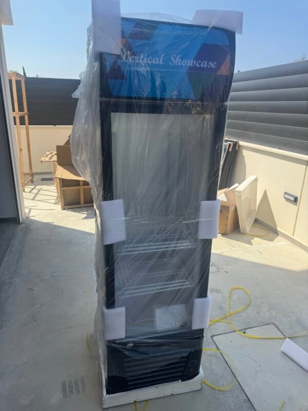 Single Door Beverage Showcase Refrigerator – 380L 1 img 1101