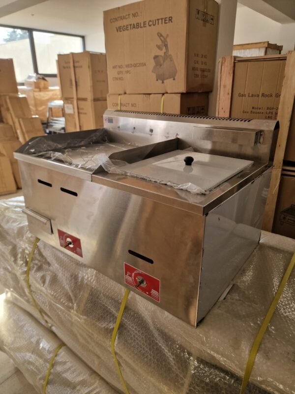 2-in-1 Gas Griddle with Deep Fryer – LPG Powered 1 img 1540