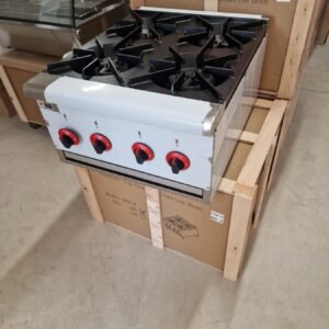 Commercial Freestanding 4-Burner Gas Range with Oven - Image 2