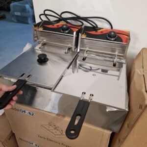 6L+6L Dual Tank Electric Deep Fryer High Volume & Versatile Frying BGF-82 - Image 6