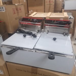 6L+6L Dual Tank Electric Deep Fryer High Volume & Versatile Frying BGF-82 - Image 4