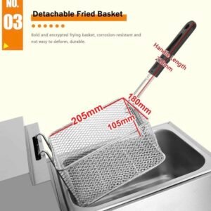 Countertop 2-Tank & 2-Basket Gas Fryer BGF-72 - Image 5