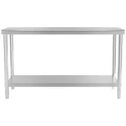 Stainless Steel Two-Layer Workbench – Heavy-Duty Food Prep Table 1 img 0840