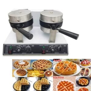 2-Plates Waffle Baker – Double Head Electric Waffle Maker EB-2M 12 2-Plates Waffle Baker – Double Head Electric Waffle Maker EB-2M - Image 2