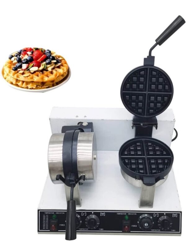 2-Plates Waffle Baker – Double Head Electric Waffle Maker EB-2M 2 img 0971