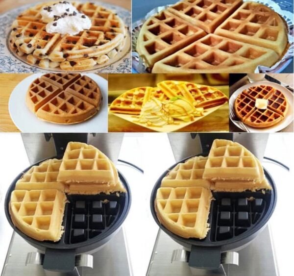 2-Plates Waffle Baker – Double Head Electric Waffle Maker EB-2M 5 img 0972