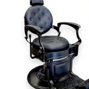 CLASSIC BARBER CHAIR – BLACK LUXURY EDITION 8 CLASSIC BARBER CHAIR – BLACK LUXURY EDITION - Image 3