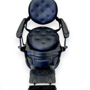 CLASSIC BARBER CHAIR – BLACK LUXURY EDITION 10 CLASSIC BARBER CHAIR – BLACK LUXURY EDITION - Image 5