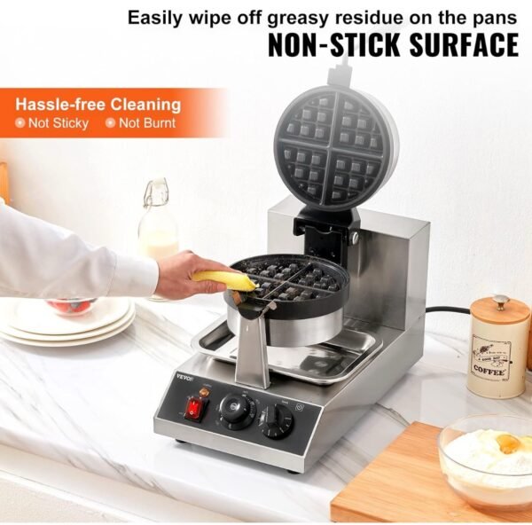 1-Plate Commercial Waffle Baker 4 img 1078