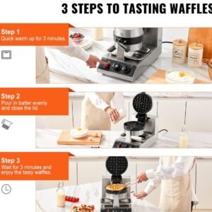 1-Plate Commercial Waffle Baker 10 1-Plate Commercial Waffle Baker - Image 3