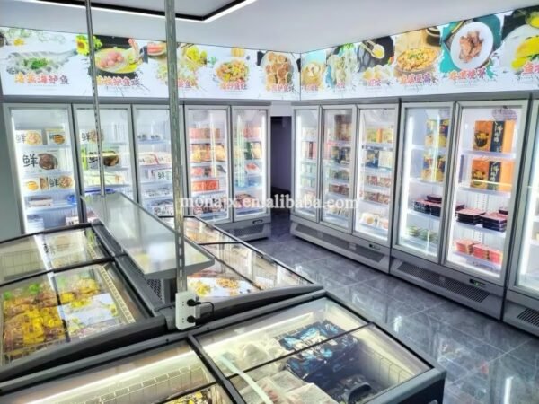 Double Door Beverage Showcase Refrigerator 2 img 1097
