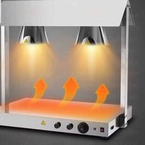 Food Heat Lamp Warmer with Heated Base 9 Food Heat Lamp Warmer with Heated Base - Image 2
