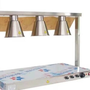 Food Heat Lamp Warmer with Heated Base 8 Food Heat Lamp Warmer with Heated Base - Image 1