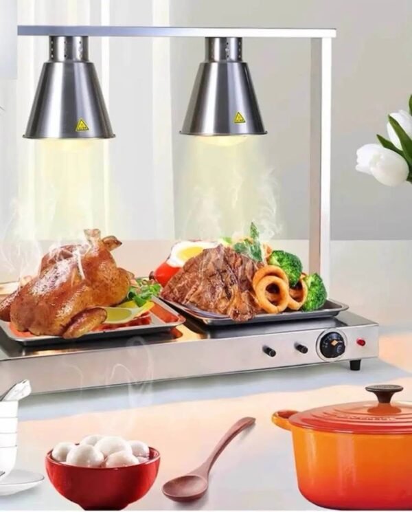 Food Heat Lamp Warmer with Heated Base 5 img 1141 1