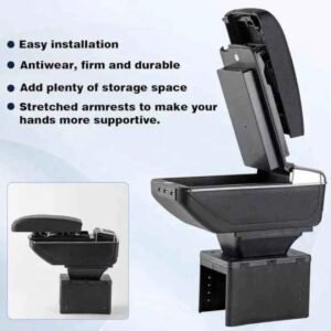 Universal Double-Layer Car Armrest Console Box with 7 USB Charging Ports 19 Universal Double-Layer Car Armrest Console Box with 7 USB Charging Ports - Image 10